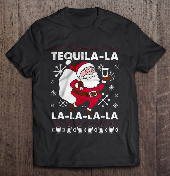мужчины смешной футболка мода тенниски текила la la la santa claus рождество свитер женщины футболки
мужчины смешной футболка мода тенниски текила la la la santa claus рождество свитер женщины футболки