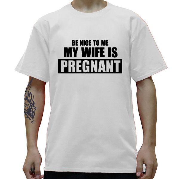 summer be nice to me my wife is pregnant t shirt new father expecting dad gift short sleeve cotton man t-shirt top
summer be nice to me my wife is pregnant t shirt new father expecting dad gift short sleeve cotton man t-shirt top