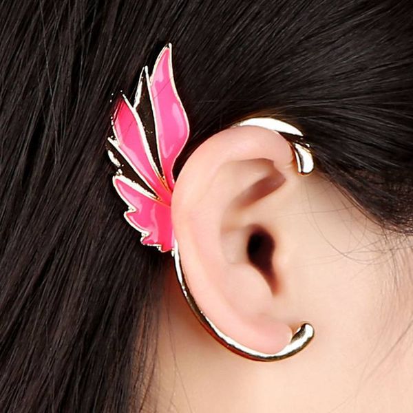stud fashion flying women earring ears hung 3color feather trade punk jewelry, Golden;silver
stud fashion flying women earring ears hung 3color feather trade punk jewelry, Golden;silver