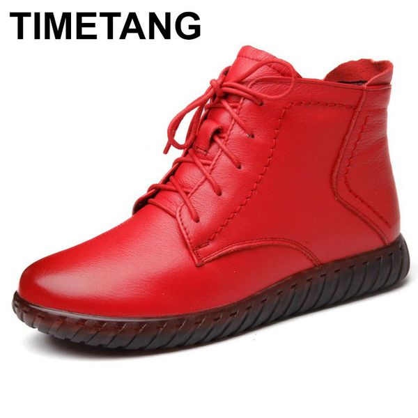 boots timetang autumn winter women handmade ankle flat real genuine leather shoes lace up zipper, Black
boots timetang autumn winter women handmade ankle flat real genuine leather shoes lace up zipper, Black