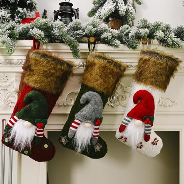 2021 new christmas stockings classic faux fur cuff hanging stockings 3d gift bag holders for home decor
2021 new christmas stockings classic faux fur cuff hanging stockings 3d gift bag holders for home decor
