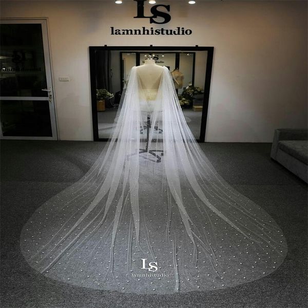 luxury beads wedding veils chic three meters long veils crystals one layers cathedral length bridal veil, Black
luxury beads wedding veils chic three meters long veils crystals one layers cathedral length bridal veil, Black
