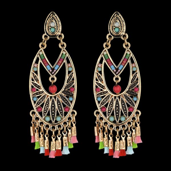 boho vintage earrings tribal ethnic colorful dangle tassel earring for women traditional jewelry jhumka jhumki 1pair, Silver
boho vintage earrings tribal ethnic colorful dangle tassel earring for women traditional jewelry jhumka jhumki 1pair, Silver