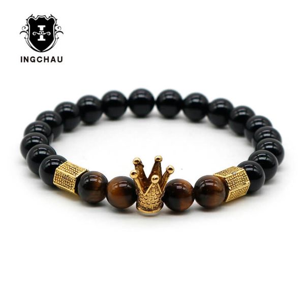 2020 natural tiger eye stone bracelet vintage gold-color king crown bracelet men jewelry pulseras hombre drop shipping 2c-2, Golden;silver
2020 natural tiger eye stone bracelet vintage gold-color king crown bracelet men jewelry pulseras hombre drop shipping 2c-2, Golden;silver