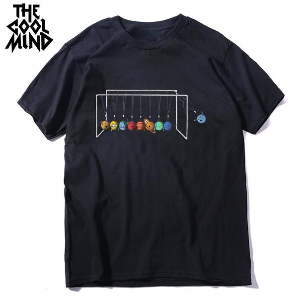 coolmind 100% cotton short sleeve space funny men t shirt casual cool summer men t shirt male o-neck loose mens tee shirts, White;black 
coolmind 100% cotton short sleeve space funny men t shirt casual cool summer men t shirt male o-neck loose mens tee shirts, White;black
