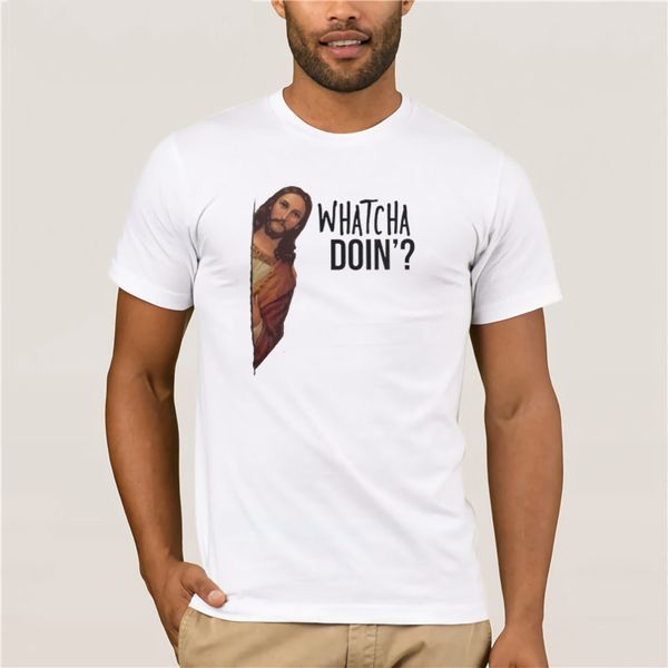 trendy creative graphic t-shirt jesus is watching meme costume unique men's 100% cotton round neck short-sleeve tee shirt
trendy creative graphic t-shirt jesus is watching meme costume unique men's 100% cotton round neck short-sleeve tee shirt