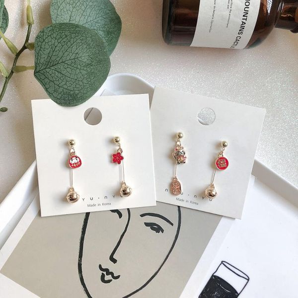 dangle & chandelier squerim s925 traditional holiday red lucky cat chinese asymmetry cartoon earrings for women jewelry, Silver
dangle & chandelier squerim s925 traditional holiday red lucky cat chinese asymmetry cartoon earrings for women jewelry, Silver
