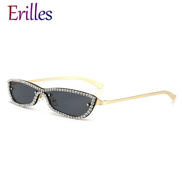 fashion womens sunglasses brand designer samll frame luxury rhinestone sun glasses vintage crystal shade for men gafas de sol, White;black
fashion womens sunglasses brand designer samll frame luxury rhinestone sun glasses vintage crystal shade for men gafas de sol, White;black