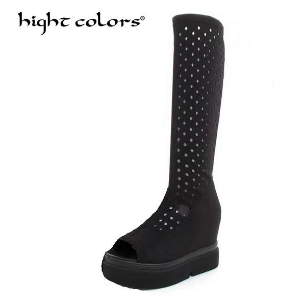 hight colors new 2020 fashion summer hollow black women long boots platform fashion cut outs ladies dress shoes ljm3616 
hight colors new 2020 fashion summer hollow black women long boots platform fashion cut outs ladies dress shoes ljm3616