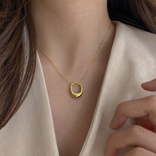 korean circle round pendant necklace for women 2020 new jewelry elegant simple necklaces, Silver
korean circle round pendant necklace for women 2020 new jewelry elegant simple necklaces, Silver