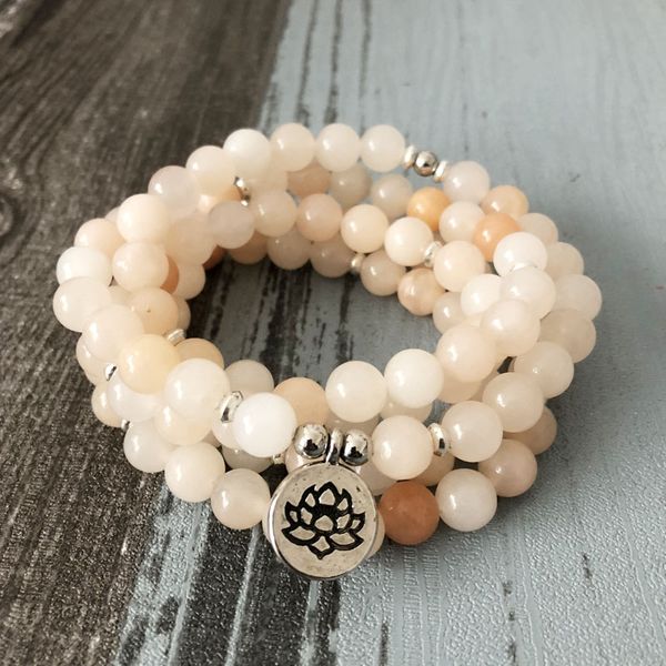 tennis fashion lotus charm bracelet light pink stone yoga mala wrist 108 aventurine beaded for women buddha, Golden;silver
tennis fashion lotus charm bracelet light pink stone yoga mala wrist 108 aventurine beaded for women buddha, Golden;silver