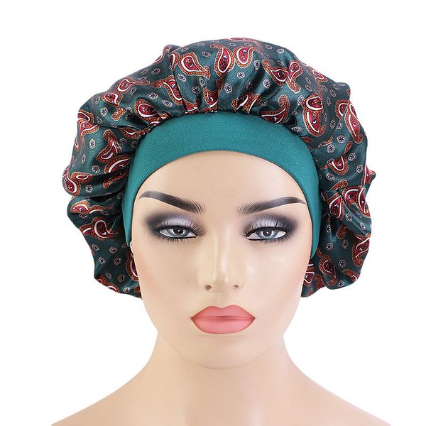 new satin printed bonnet sleep night cap women muslim head cover wide-brimmed bonnet hat for for curly springy hair beanies new, Blue;gray
new satin printed bonnet sleep night cap women muslim head cover wide-brimmed bonnet hat for for curly springy hair beanies new, Blue;gray