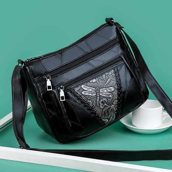 small women handbag purse black shoulder bag flower crossbody bag for girls soft washed leather messenger female flap bols
small women handbag purse black shoulder bag flower crossbody bag for girls soft washed leather messenger female flap bols