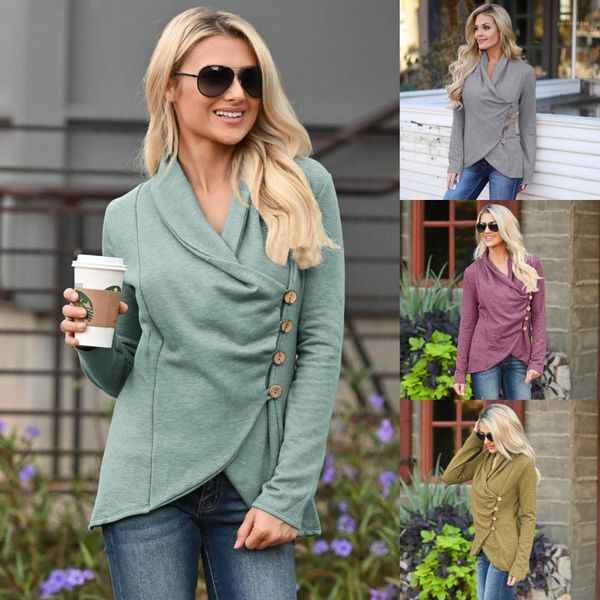 womens designer jackets casual loose irregular womens cardigan outerwear fashion single breasted females clothing buttons decoration, Black;brown
womens designer jackets casual loose irregular womens cardigan outerwear fashion single breasted females clothing buttons decoration, Black;brown