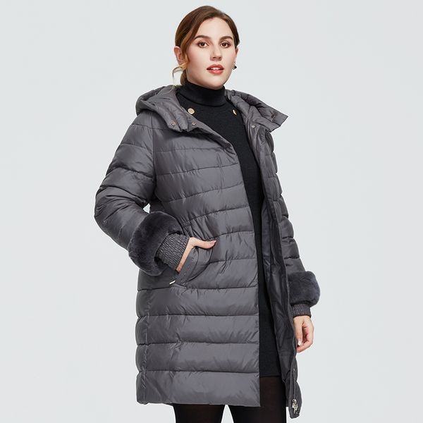 new winter women's coat women long warm parka thick jacket with rabbit fur cuff hood large size female clothing, Tan;black
new winter women's coat women long warm parka thick jacket with rabbit fur cuff hood large size female clothing, Tan;black