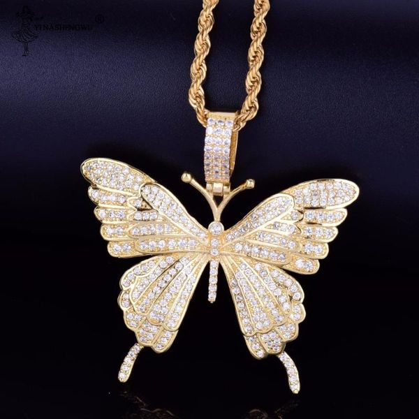 animal butterfly necklace & pendant iced out rope chain gold color cubic zircon men's women hip hop rock jewelry for men, Silver
animal butterfly necklace & pendant iced out rope chain gold color cubic zircon men's women hip hop rock jewelry for men, Silver