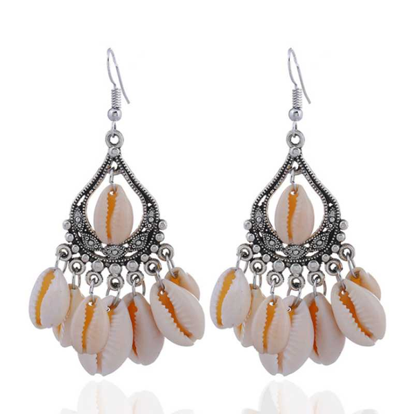 ethnic style silver plated alloy stackable irregular shape shell dangle earrings for women jewelry
ethnic style silver plated alloy stackable irregular shape shell dangle earrings for women jewelry