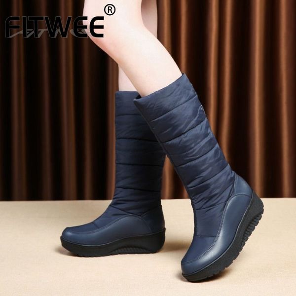 fitwee women winter plush fur 2020 new snow boots thick bottom keep warm simple knee high boots footwear size 35-44, Black
fitwee women winter plush fur 2020 new snow boots thick bottom keep warm simple knee high boots footwear size 35-44, Black