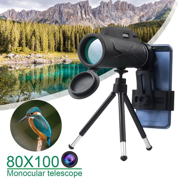 powerful monocular long range 12x telescope for phone 80x100 spyglass zoom hd hunting optics scope 2020new
powerful monocular long range 12x telescope for phone 80x100 spyglass zoom hd hunting optics scope 2020new