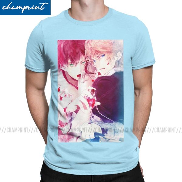 men t-shirts ayato and shu pose fun pure cotton tee shirt diabolik lovers vampire anime t shirt round neck clothing plus size
men t-shirts ayato and shu pose fun pure cotton tee shirt diabolik lovers vampire anime t shirt round neck clothing plus size