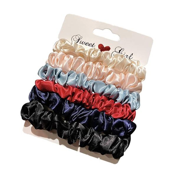womens hair accesorios solid color lady scrunchies scrunchy elastic hair ropes headwear, Golden;silver
womens hair accesorios solid color lady scrunchies scrunchy elastic hair ropes headwear, Golden;silver