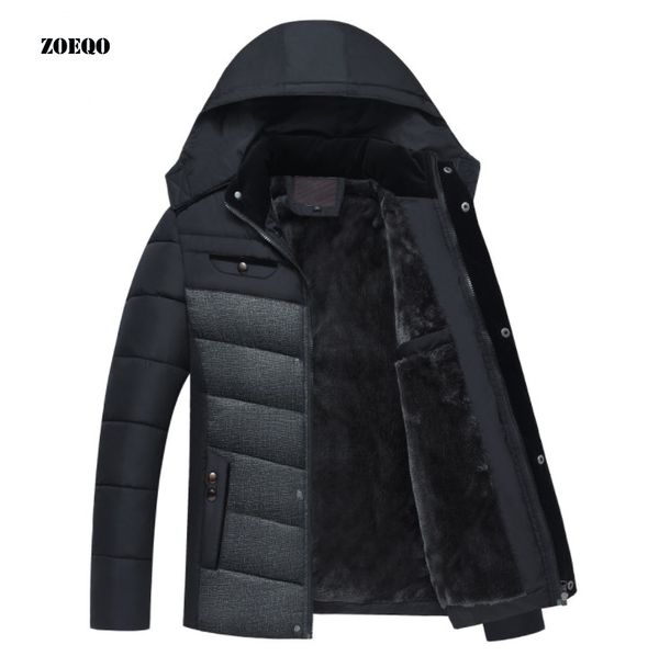 zoeqo newmen's winter jacket casual parkas fleece lined men hooded thick warm padded overcoat man jaqueta masculino inverno, Black
zoeqo newmen's winter jacket casual parkas fleece lined men hooded thick warm padded overcoat man jaqueta masculino inverno, Black