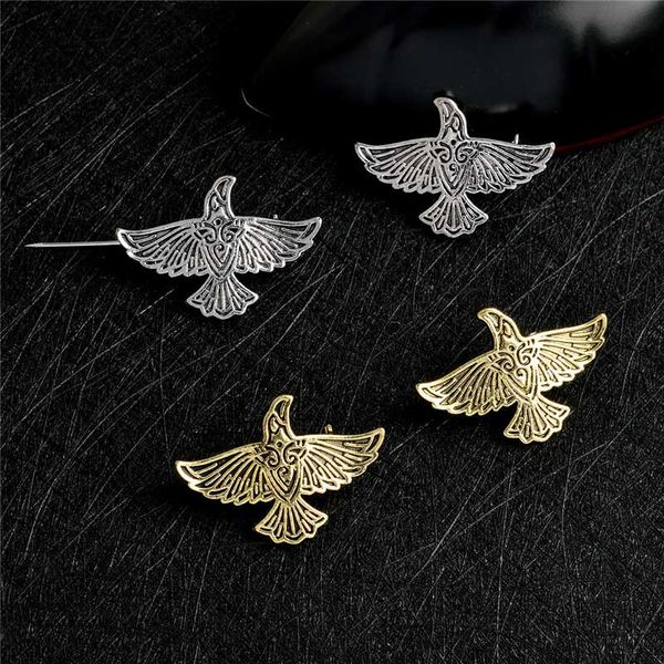vintage animal flying bird sliver color spread medieval lapel enamel pins badge viking jewelry norse mythology brooch, Gray
vintage animal flying bird sliver color spread medieval lapel enamel pins badge viking jewelry norse mythology brooch, Gray