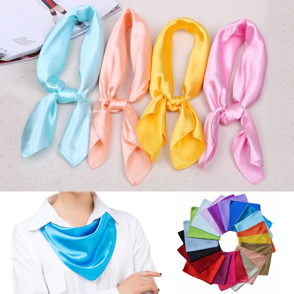 60*60cm fashion women silk satin square head scarf wraps scarves ladies solid kerchief neck beautiful scarf shawl, Blue;gray
60*60cm fashion women silk satin square head scarf wraps scarves ladies solid kerchief neck beautiful scarf shawl, Blue;gray