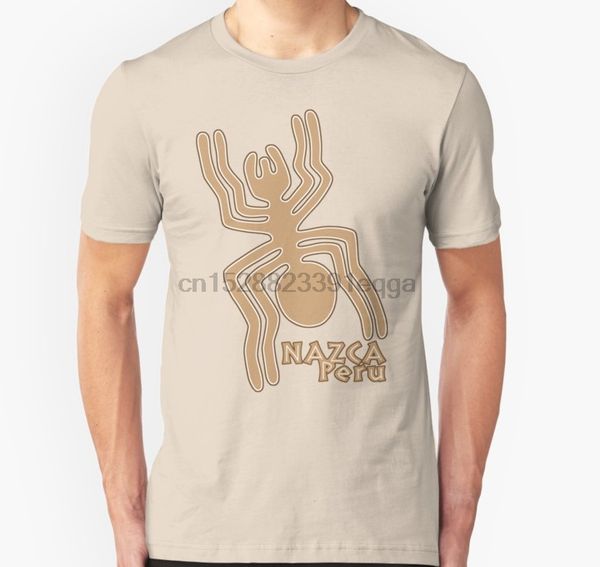 men short sleeve tshirt nazca (brown print) t shirt women t-shirt
