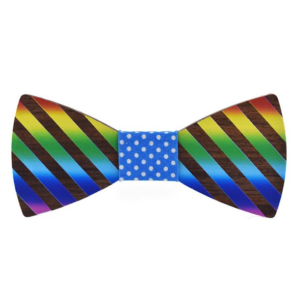 rainbow wooden bow tie grade men dinner party classic trendy personalized striped printed wood bowtie, Blue;purple
rainbow wooden bow tie grade men dinner party classic trendy personalized striped printed wood bowtie, Blue;purple
