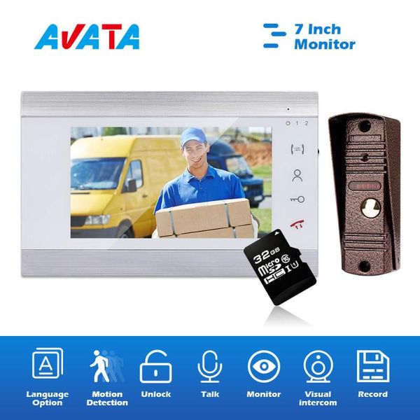 video door phones residential intercom system phone 7 inch monitor ip65 waterproof doorbell with 32gb sd card support motion detection
video door phones residential intercom system phone 7 inch monitor ip65 waterproof doorbell with 32gb sd card support motion detection