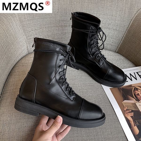 2020 new style lace-up woman warm boots winter fashion sewing splice casual boots motorcycle booties platform zip ankle, Black
2020 new style lace-up woman warm boots winter fashion sewing splice casual boots motorcycle booties platform zip ankle, Black