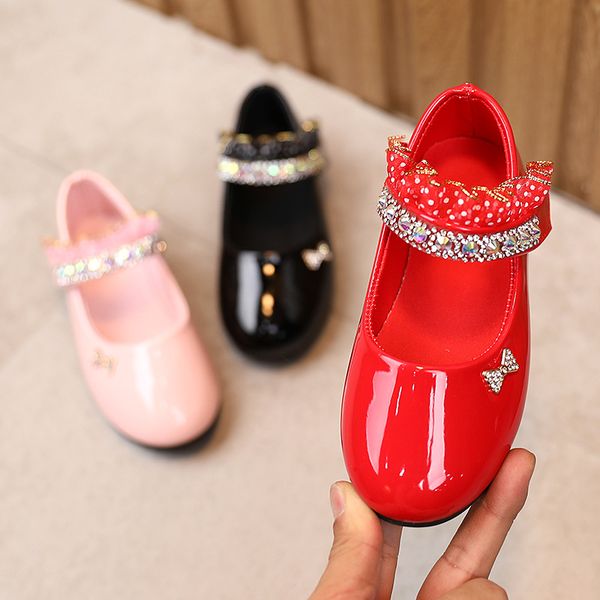 girls shoes crystal patent leather princess shoes bow rhinestone dress spring autumn big girl mary janes baby kids, Black;grey
girls shoes crystal patent leather princess shoes bow rhinestone dress spring autumn big girl mary janes baby kids, Black;grey