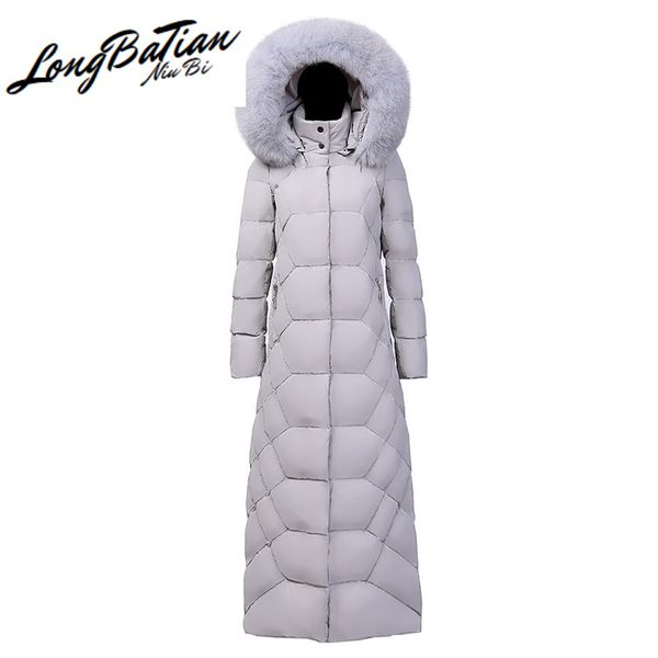 coat women long winter 25% white duck down jackets for female real fur collar hooded parkas woman ropa mujer tn219, Black
coat women long winter 25% white duck down jackets for female real fur collar hooded parkas woman ropa mujer tn219, Black