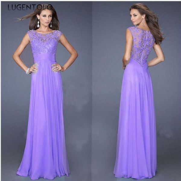 casual dresses lugentolo women dinner dress party slim lace chiffon sleeveless back zipper solid big swing lady elegant maxi, Black;gray
casual dresses lugentolo women dinner dress party slim lace chiffon sleeveless back zipper solid big swing lady elegant maxi, Black;gray