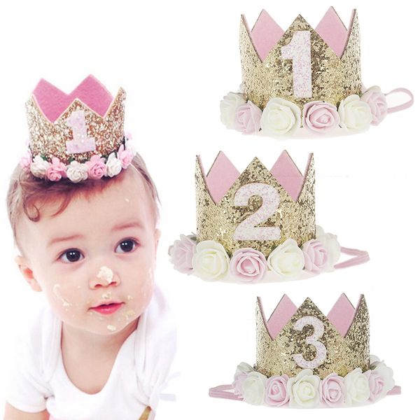 party hats birthday crown flower tiara headband baby girl boy hair bands accessor
party hats birthday crown flower tiara headband baby girl boy hair bands accessor