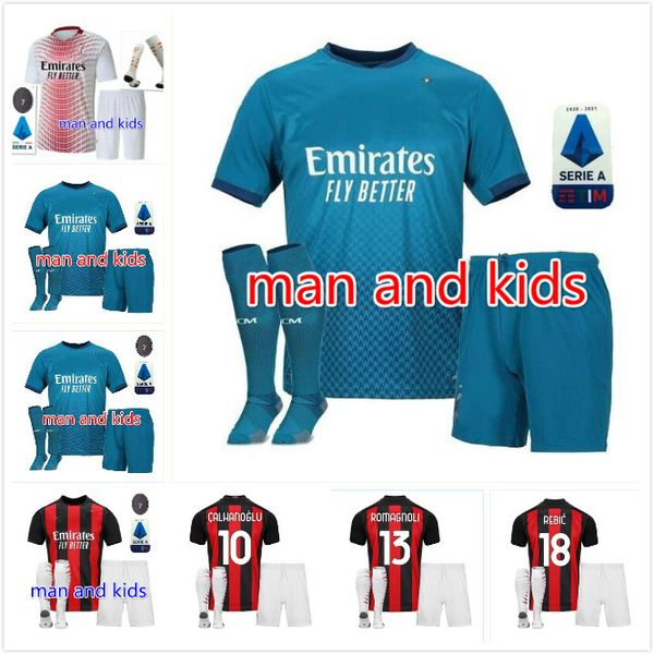 men kids kit 20 21 ибрагимович ac футбол джетки 2020 2021 piatek 120th футбольная рубашка packa bennacer униформа милан третий maillot de fo, Black
men kids kit 20 21 ибрагимович ac футбол джетки 2020 2021 piatek 120th футбольная рубашка packa bennacer униформа милан третий maillot de fo, Black