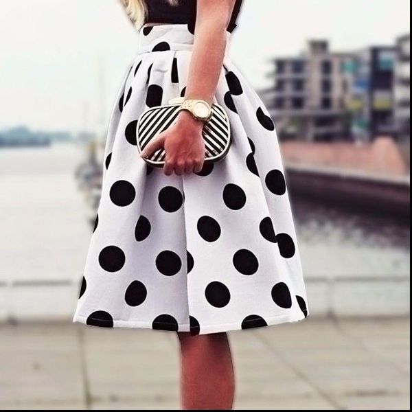 new 2020 women polka dot stretch high waist skirt plain skater flared ball gown skirt, Black
new 2020 women polka dot stretch high waist skirt plain skater flared ball gown skirt, Black
