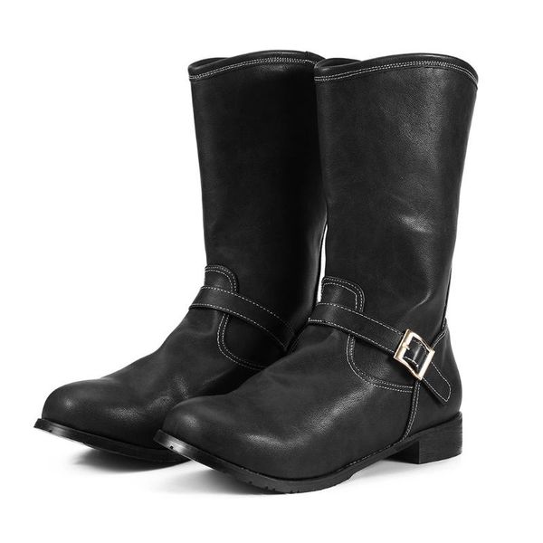 jaycosin fashion men's western boots chunky buckle long boot for man autumn winter pointed toe shoes quality puleather boots man, Black
jaycosin fashion men's western boots chunky buckle long boot for man autumn winter pointed toe shoes quality puleather boots man, Black