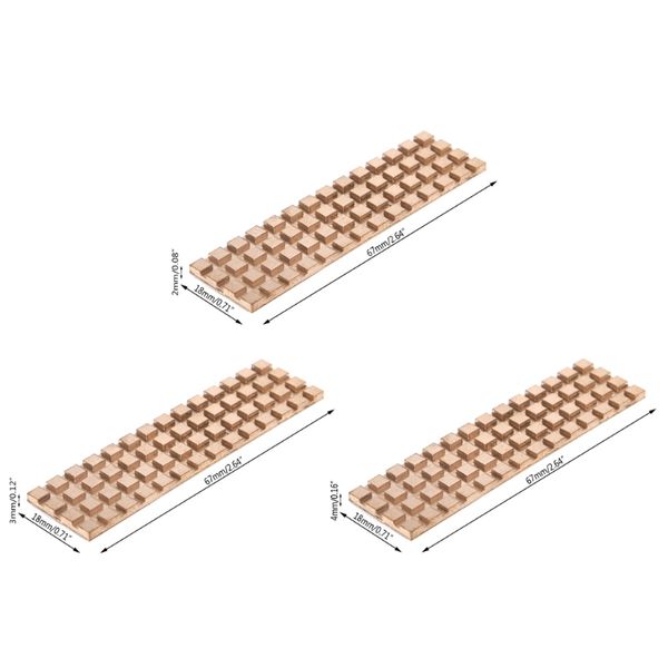 fans & coolings copper heatsink thermal conductive adhesive for m.2 ngff 2280 pci-e nvme ssd
fans & coolings copper heatsink thermal conductive adhesive for m.2 ngff 2280 pci-e nvme ssd