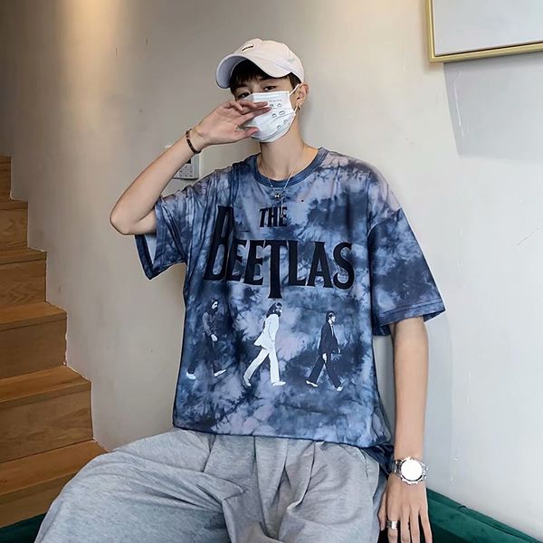 tide brand dark series letter printing loose hip-hop couple full printed harajuku style gradient short-sleeved t-shirt male
tide brand dark series letter printing loose hip-hop couple full printed harajuku style gradient short-sleeved t-shirt male