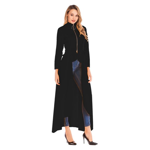 fashion- women designer jacket fashion irregularity stand collar trench coats spring zipper long sleeve designer coats casual, Tan;black
fashion- women designer jacket fashion irregularity stand collar trench coats spring zipper long sleeve designer coats casual, Tan;black