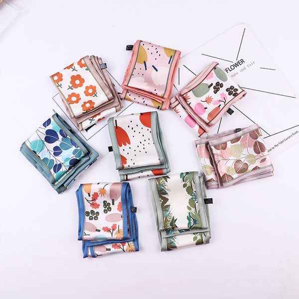 100*9cm new design fashion silk scarf small handle bag ribbon women bufanda headwear long skinny foulard femme scarves 24colors, Blue;gray
100*9cm new design fashion silk scarf small handle bag ribbon women bufanda headwear long skinny foulard femme scarves 24colors, Blue;gray