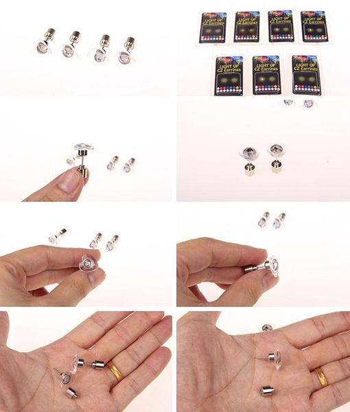 stud earrings wholesale fashion flashing blinking stainless steel earring studs for party channel earrings, Golden;silver
stud earrings wholesale fashion flashing blinking stainless steel earring studs for party channel earrings, Golden;silver
