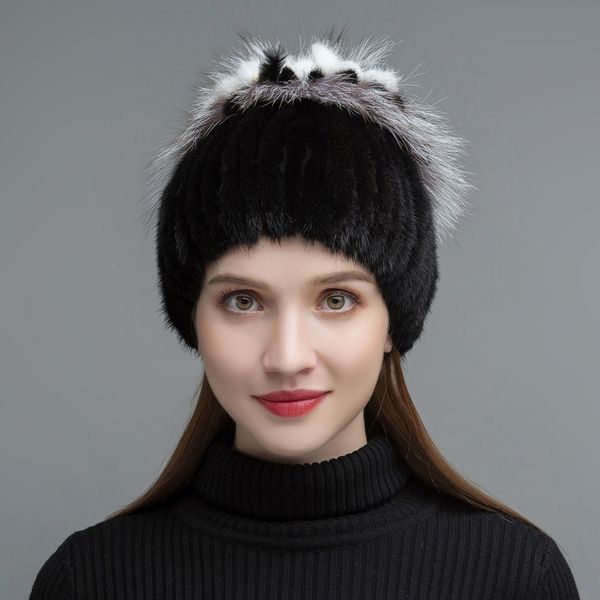 beanie/skull caps nh real fur hats for women luxury black natural warm in winter female fashion floral arrival mzw027, Blue;gray
beanie/skull caps nh real fur hats for women luxury black natural warm in winter female fashion floral arrival mzw027, Blue;gray