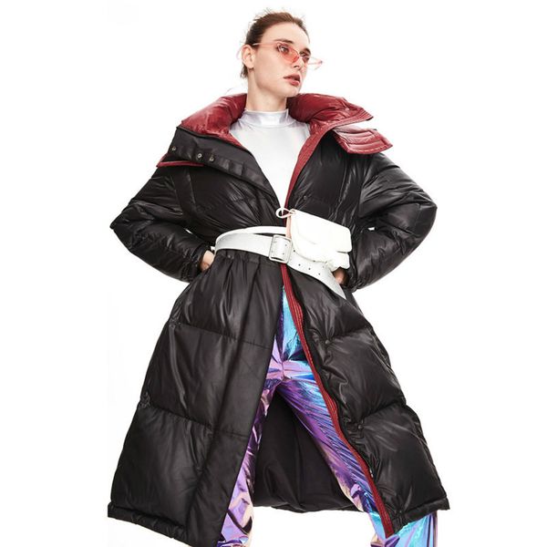 women's down & parkas winter 2021 white duck jacket plaid loose and plus-sized over the knee long thick warm coat simple style, Black
women's down & parkas winter 2021 white duck jacket plaid loose and plus-sized over the knee long thick warm coat simple style, Black