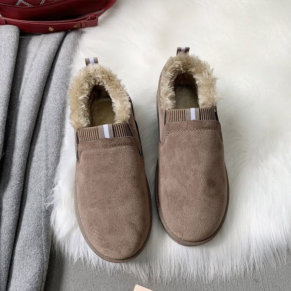 women warm plush boots ladies ankle boots female warm winter non slip shallow solid flats comfortable fashion new shoes 2020 hot, Black
women warm plush boots ladies ankle boots female warm winter non slip shallow solid flats comfortable fashion new shoes 2020 hot, Black