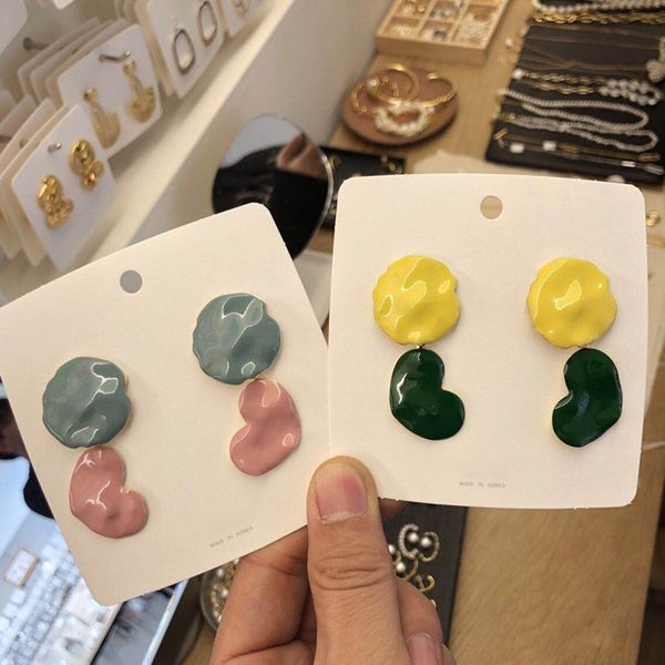dangle & chandelier mengjiqiao 2021 vintage geometric heart colorful drop earrings for women metal glaze oil pendientes jewelry gifts, Silver
dangle & chandelier mengjiqiao 2021 vintage geometric heart colorful drop earrings for women metal glaze oil pendientes jewelry gifts, Silver