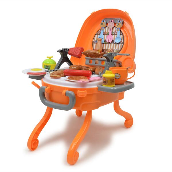 40 pieces of plastic bbq grill game pretend play toy playset with sound and light, kids early developmental toy birthday gift
40 pieces of plastic bbq grill game pretend play toy playset with sound and light, kids early developmental toy birthday gift