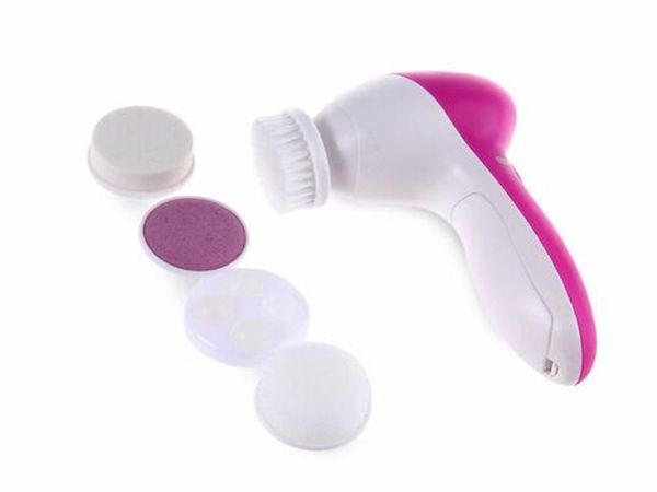 5 in1 electric face cleaner with brushes personal care acne facial massager women skin soft machine beauty tools
5 in1 electric face cleaner with brushes personal care acne facial massager women skin soft machine beauty tools